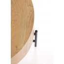 Стол журнальный HALMAR BROOKLYN-S дуб натуральный/черный, 45/45